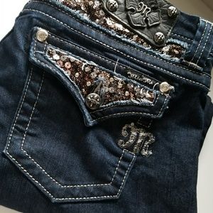 Miss Me - Dark Bootcut Jeans